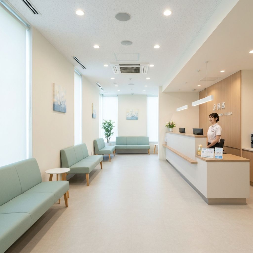 Recepcja kliniki Clip Urbano Salud